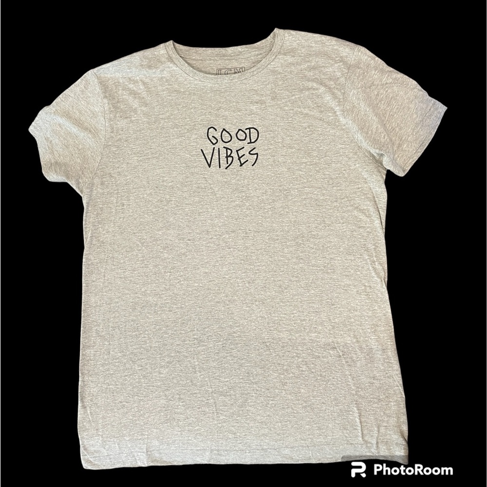 Grey “Good Vibes” T-shirt